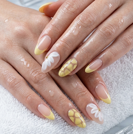 Butter Petal Press-On Nails